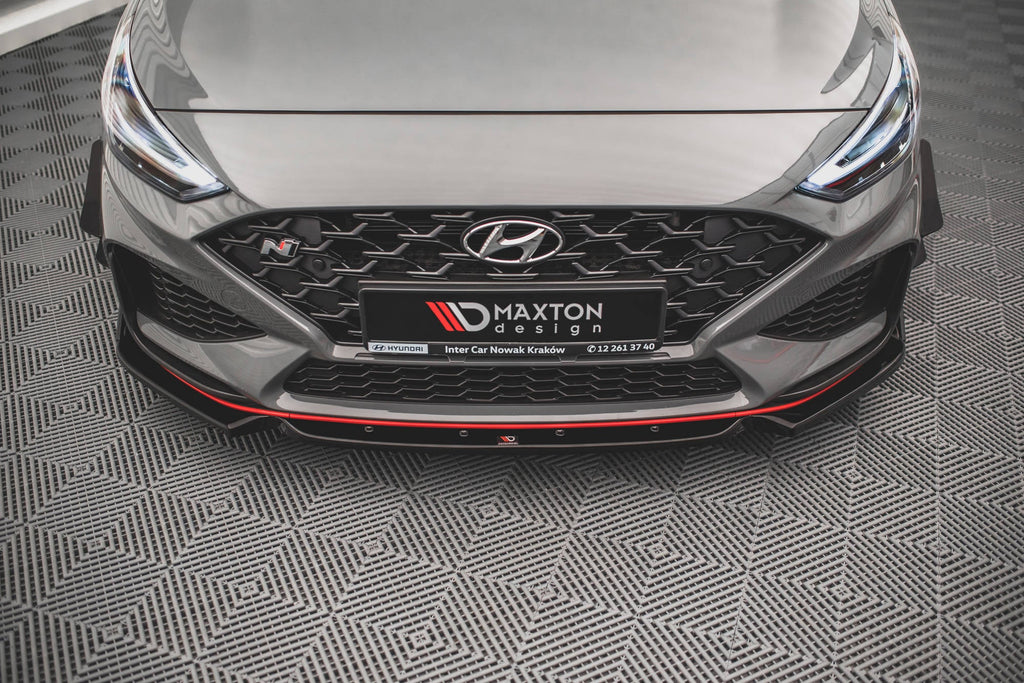Lip delantero V.1 + flaps Hyundai i30 N / i30 N-Line Hatchback / Fastback Mk3 Facelift