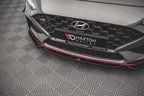 Lip delantero V.1 + flaps Hyundai i30 N / i30 N-Line Hatchback / Fastback Mk3 Facelift
