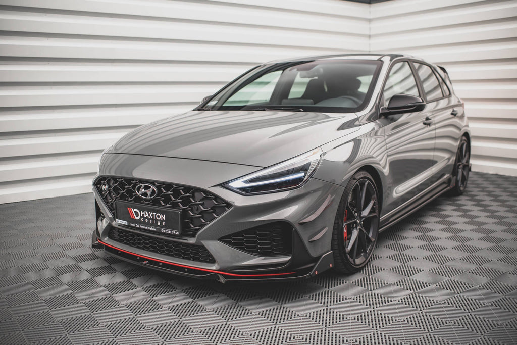 Lip delantero V.1 + flaps Hyundai i30 N / i30 N-Line Hatchback / Fastback Mk3 Facelift