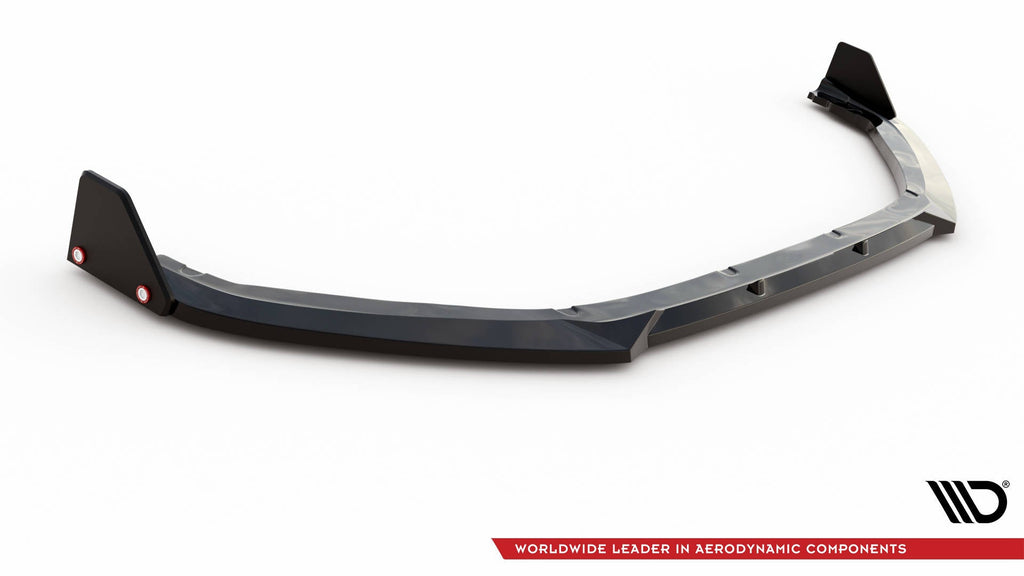 Front Lip V.1 + Flaps Peugeot 208 GT Mk2