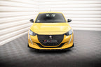Front Lip V.1 + Flaps Peugeot 208 GT Mk2