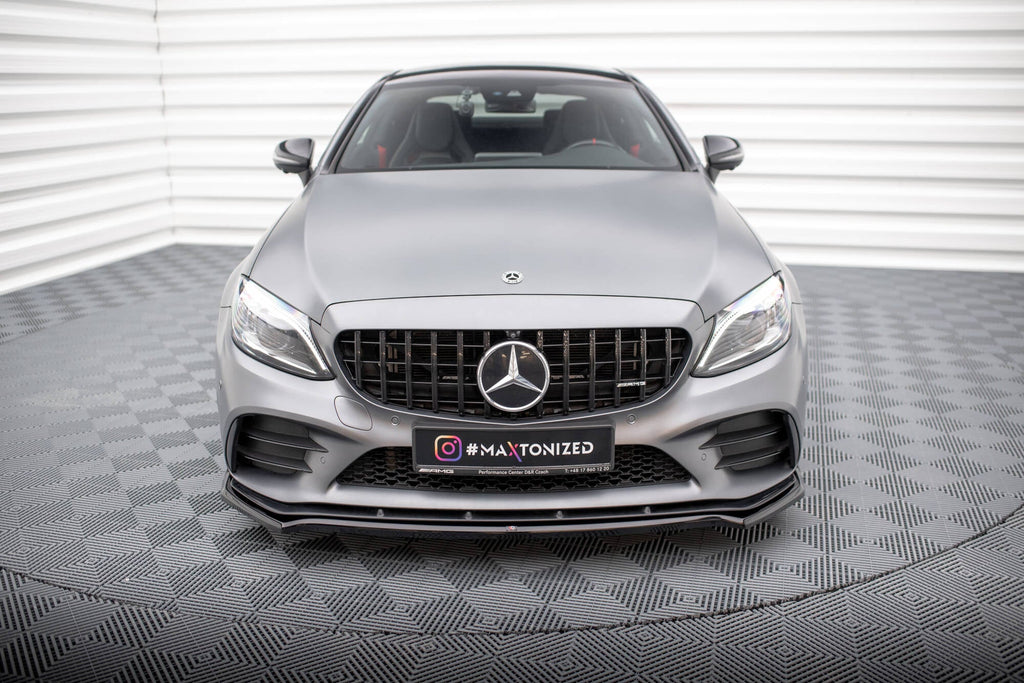 Front Lip V.1 Mercedes-AMG C43 Coupé / Cabrio / Sedan / Wagon C205 / A205 / W205 / S205 Facelift