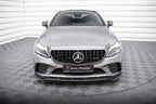 Front Lip V.1 Mercedes-AMG C43 Coupé / Cabrio / Sedan / Wagon C205 / A205 / W205 / S205 Facelift