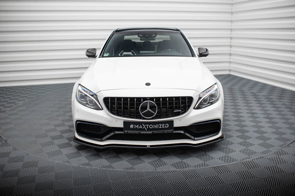 Front splitter V.1 Mercedes-AMG C63 Saloon / Sedan / Estate W205 / S205