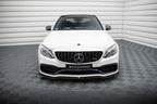Front splitter V.1 Mercedes-AMG C63 Saloon / Sedan / Estate W205 / S205