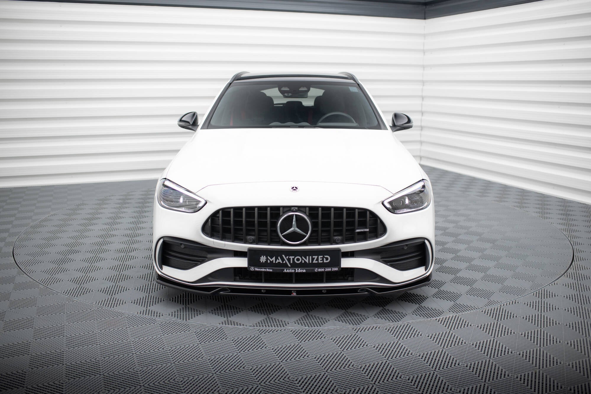 Lip delantero V.1 Mercedes-Benz Clase C AMG-Line / 43 AMG W206