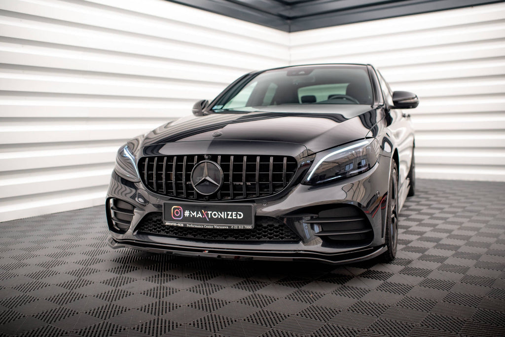 Lip delantero V.1 Mercedes-Benz Clase C AMG-Line Berlina / Sedán / Coupé / Familiar W205 / C205 / S205 Facelift