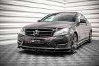 Lip delantero V.1 Mercedes-Benz Clase C Coupé / Berlina / Sedán / Familiar AMG-Line C204 / W204 Facelift / S204 Facelift