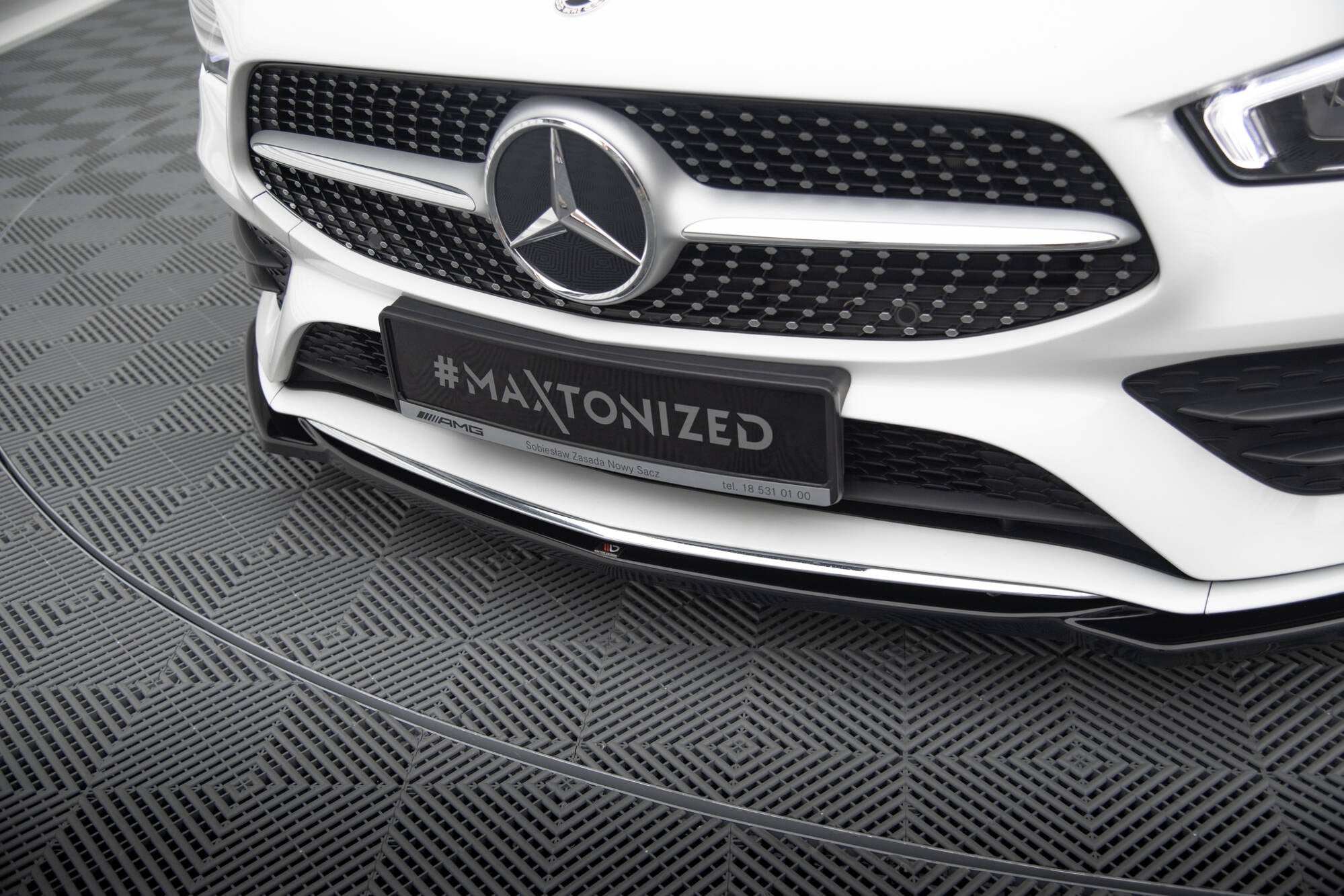 Lip delantero V.1 Mercedes-Benz CLA A35 AMG / AMG-Line C118
