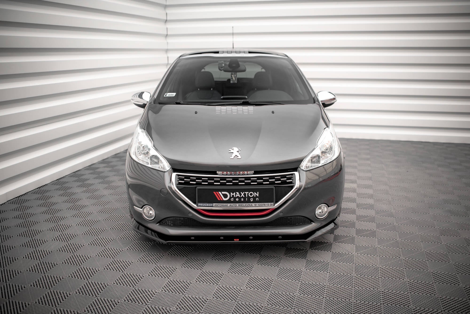 Lip delantero V.1 Peugeot 208 GTi Mk1