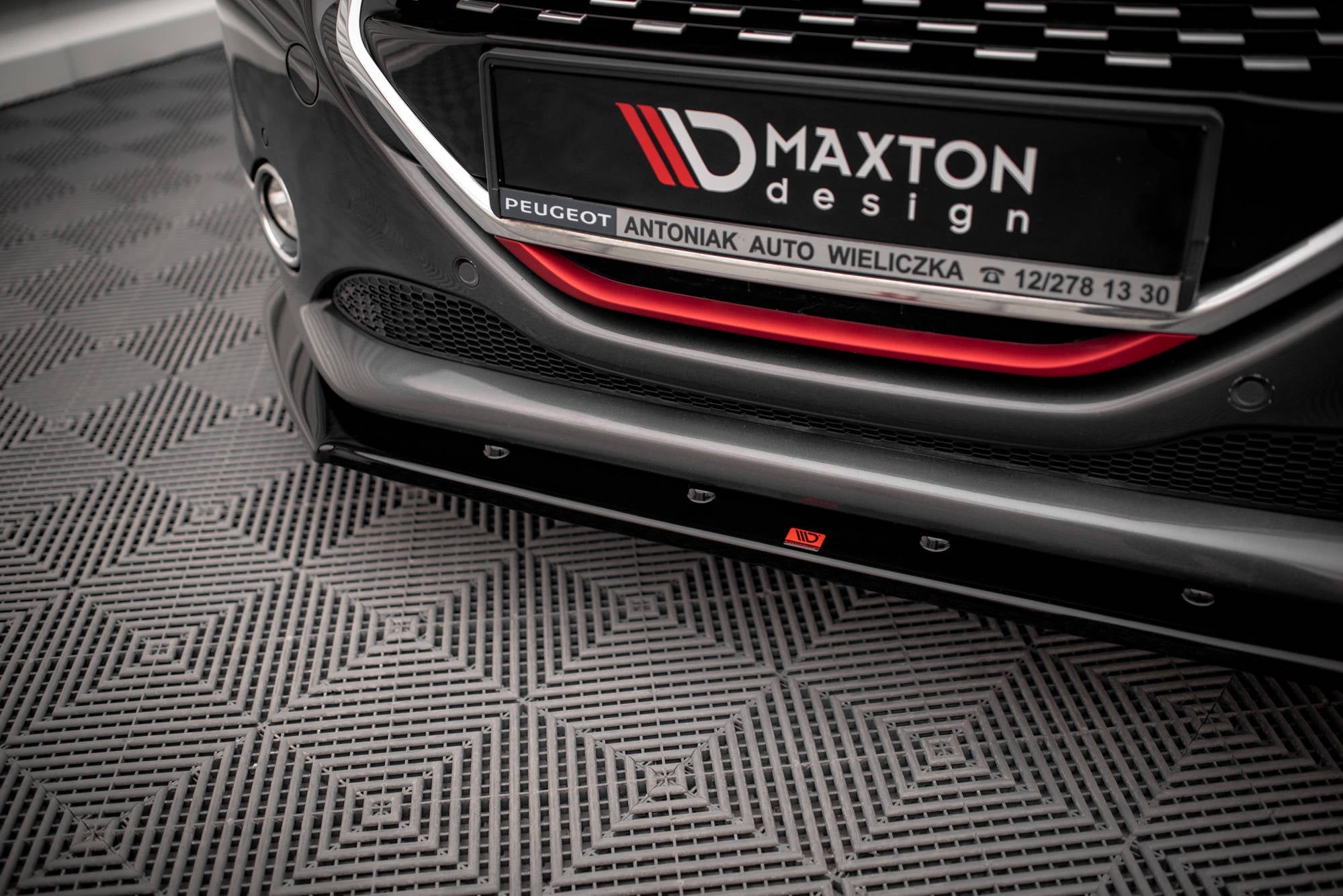 Lip delantero V.1 Peugeot 208 GTi Mk1