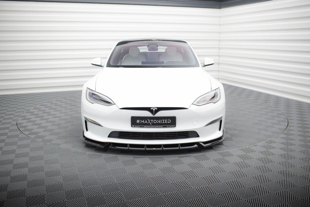 Lip delantero V.1 Tesla Model S Plaid Mk1 Facelift