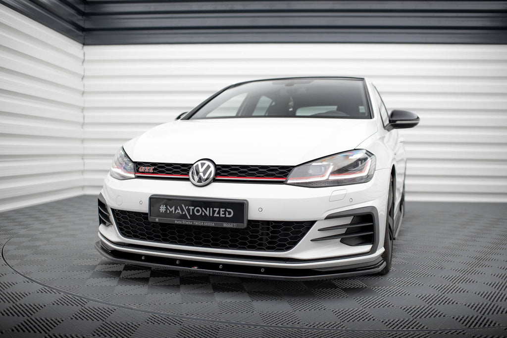 Front lip V.1 Volkswagen Golf GTI / GTD Mk7 Facelift