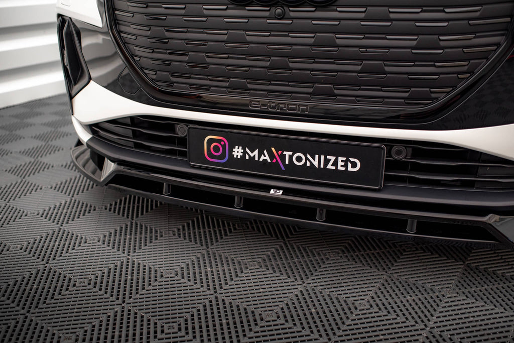 Front lip V.2 Audi Q4 e-tron Sportback S-line Mk1