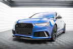 Front splitter V.2 Audi RS6 C7 / C7 Facelift Avant