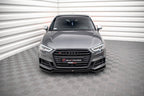 Front Lip V.2 Audi S3 / A3 S-Line Sportback 8V Facelift