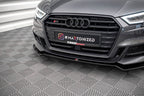 Front Lip V.2 Audi S3 / A3 S-Line Sportback 8V Facelift