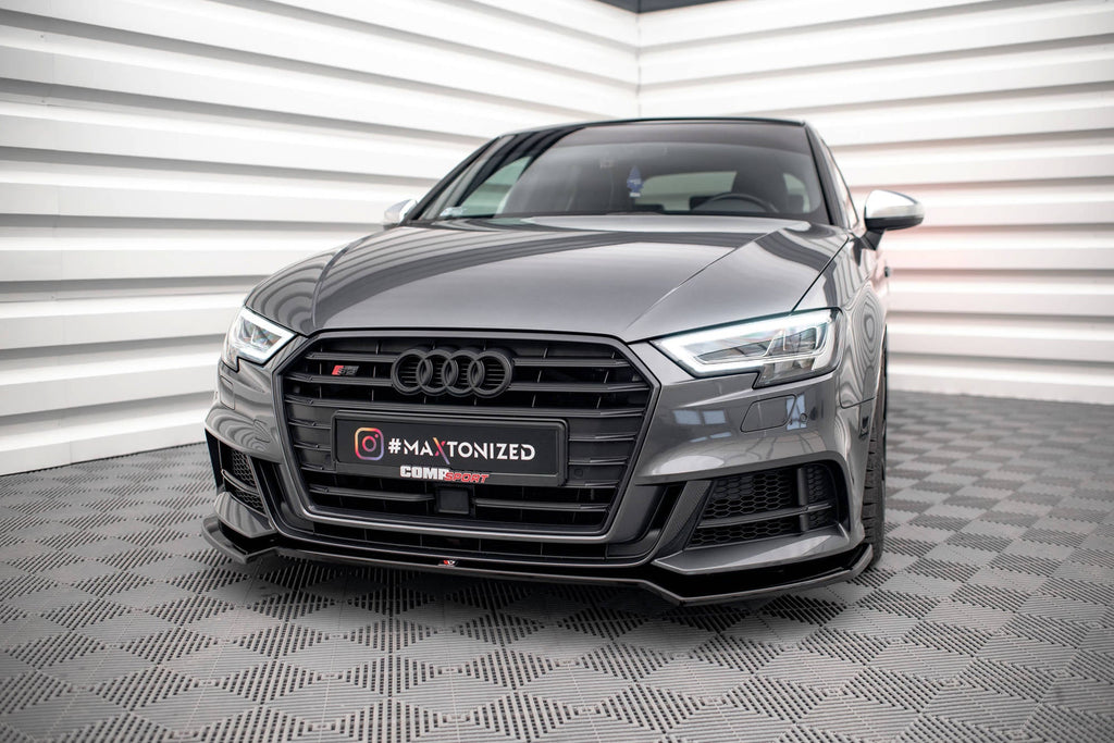 Front Lip V.2 Audi S3 / A3 S-Line Sportback 8V Facelift