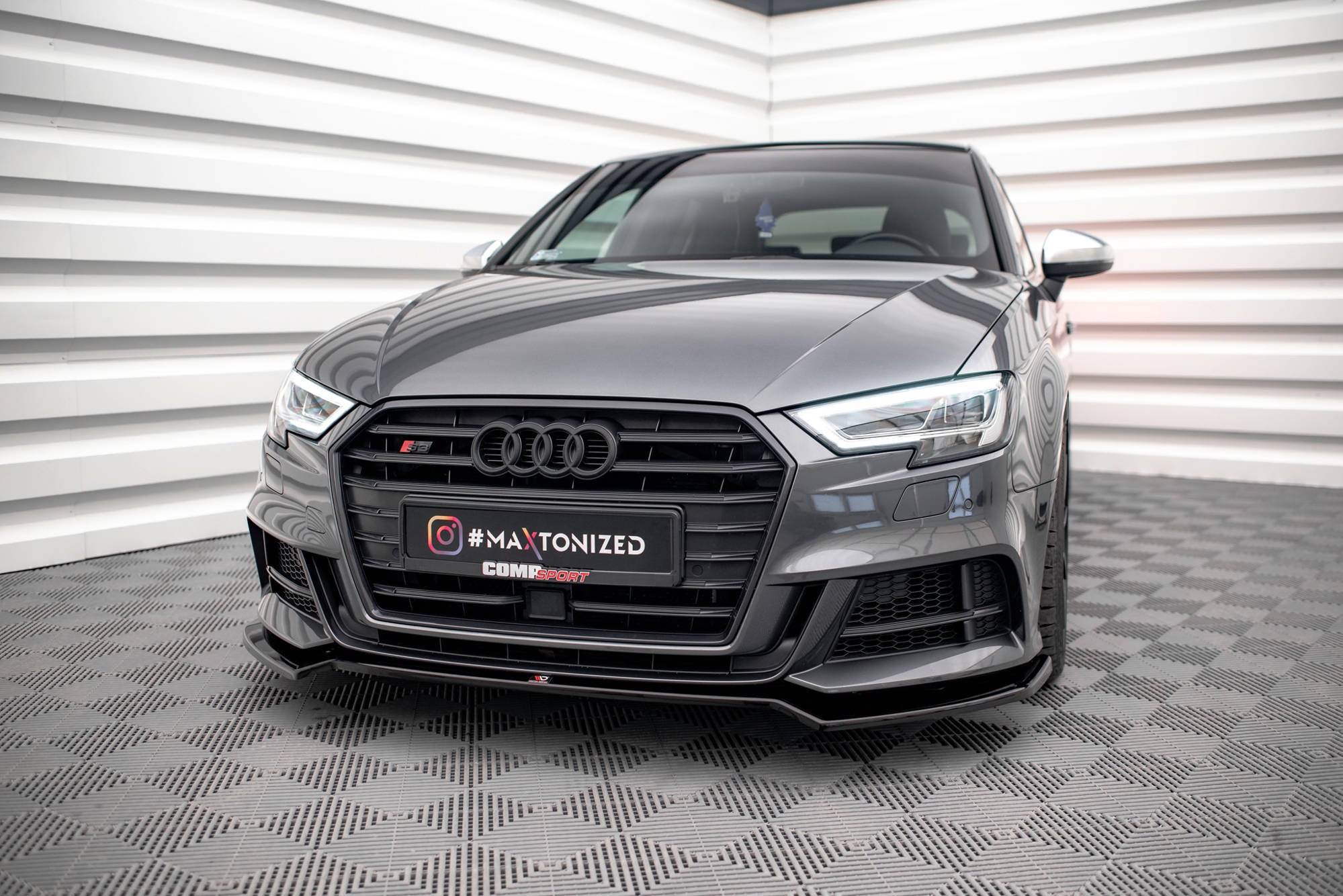 Lip delantero V.2 Audi S3 / A3 S-Line Sportback 8V Facelift