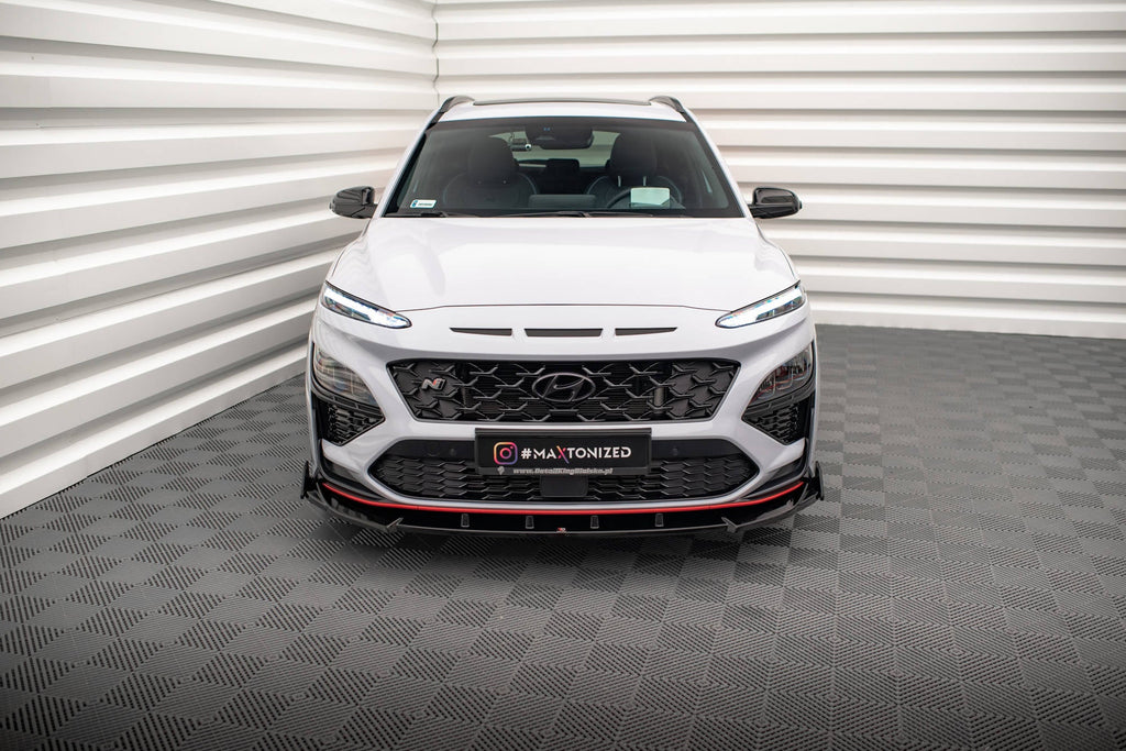 Front Lip V.2 + Flaps Hyundai Kona N Mk1
