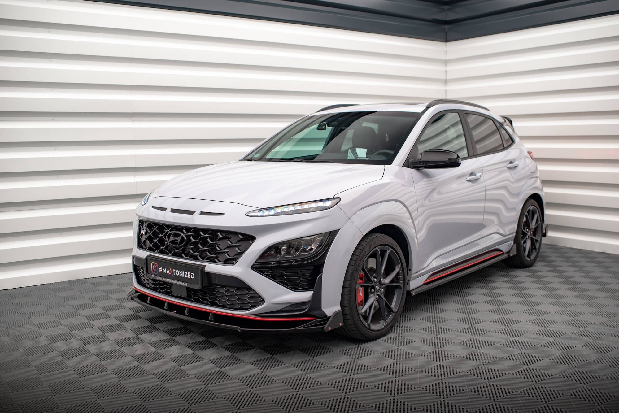 Lip Delantero V.2 + Flaps Hyundai Kona N Mk1