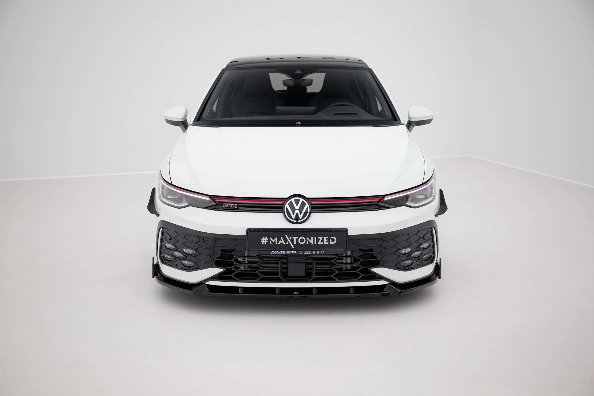 Lip Delantero V.2 + Flaps Volkswagen Golf GTI / GTE / R-Line Mk8 Facelift