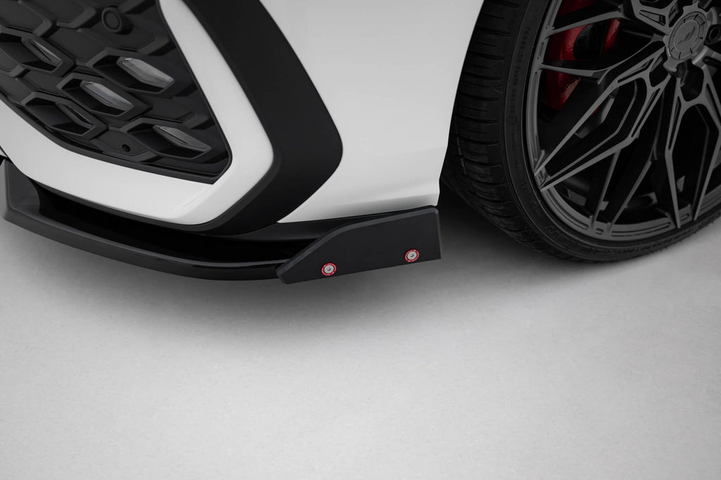 Lip Delantero V.2 + Flaps Volkswagen Golf GTI / GTE / R-Line Mk8 Facelift