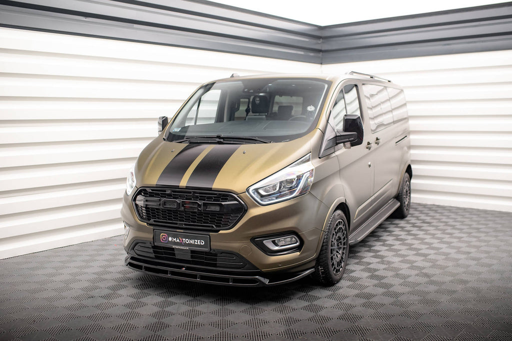 Front lip V.2 Ford Transit Custom Mk1 Facelift / Tourneo Custom Mk1 Facelift