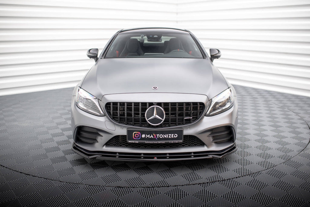 Front Lip V.2 Mercedes-AMG C43 Coupé / Cabriolet / Sedan / Estate C205 / A205 / W205 / S205 Facelift