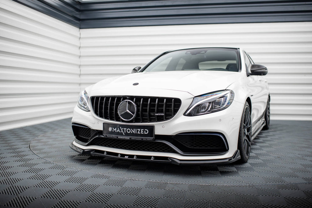 Lip delantero V.2 Mercedes-AMG C63 Berlina / Sedán / Familiar W205 / S205