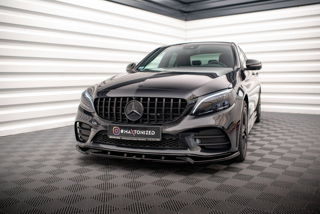 Lip delantero V.2 Mercedes-Benz Clase C AMG-Line Berlina / Sedán / Coupé / Familiar W205 / C205 / S205 Facelift