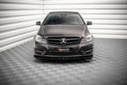 Lip delantero V.2 Mercedes-Benz Clase C Coupé / Berlina / Sedán / Familiar AMG-Line C204 / W204 Facelift / S204 Facelift