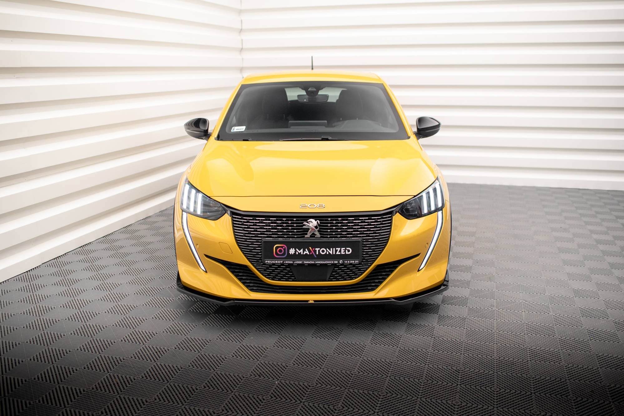 Lip delantero V.2 Peugeot 208 GT Mk2
