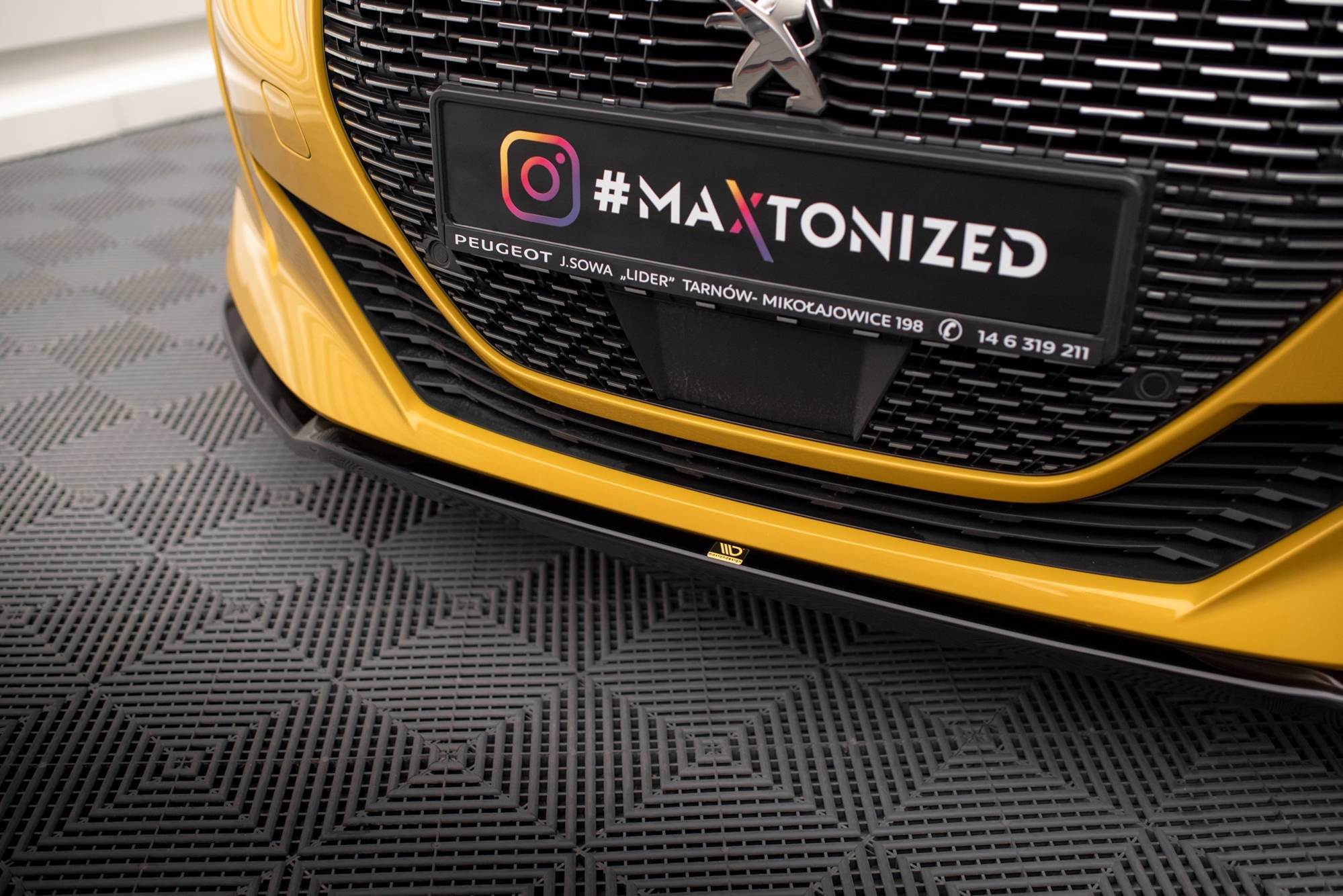 Lip delantero V.2 Peugeot 208 GT Mk2
