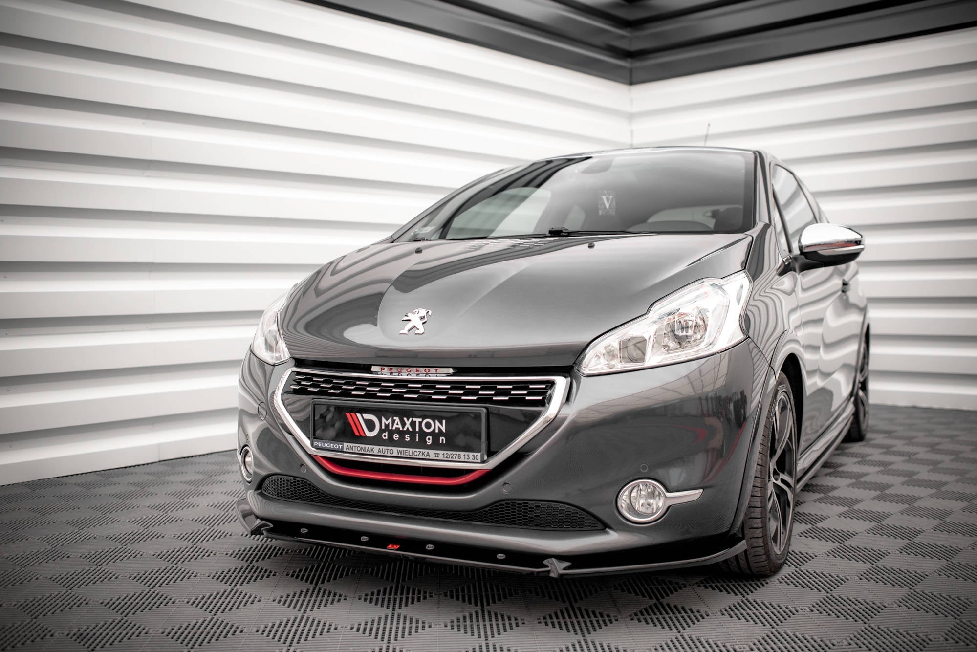 Lip delantero V.2 Peugeot 208 GTi Mk1