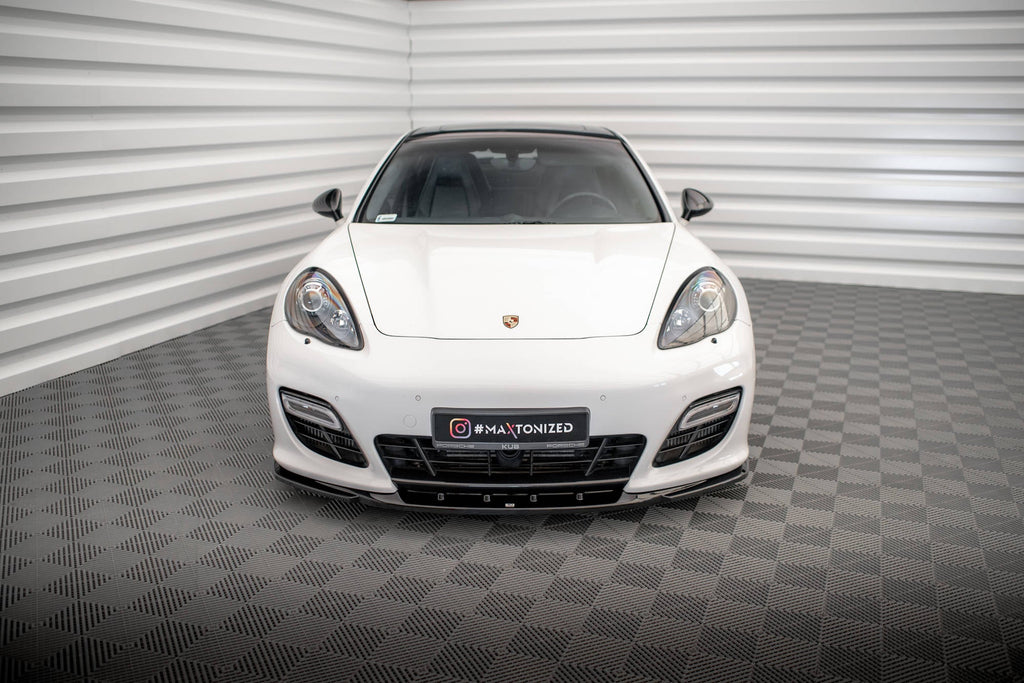 Front lip V.2 Porsche Panamera Turbo Sport Design Package 970