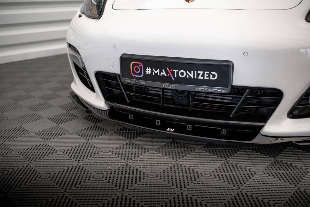 Front lip V.2 Porsche Panamera Turbo Sport Design Package 970