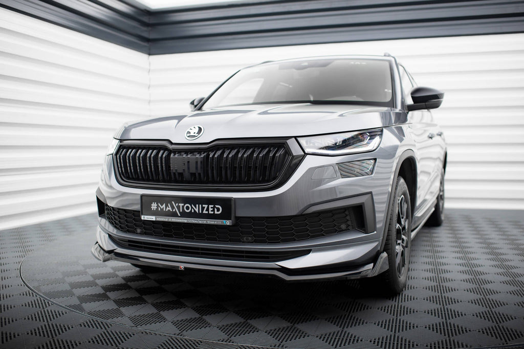 Front lip V.2 Skoda Kodiaq Sportline Mk1 Facelift