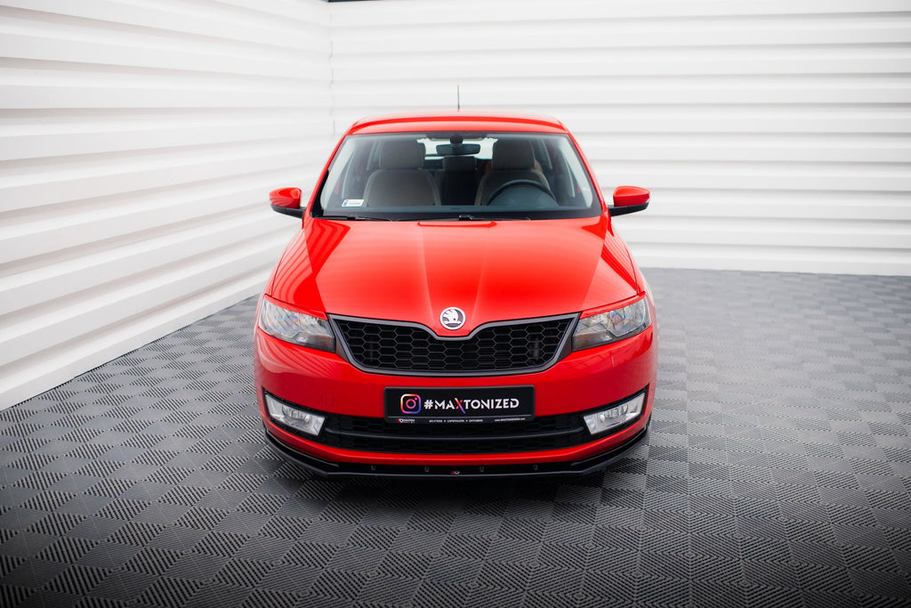 Front lip V.2 Skoda Rapid Mk1 2012-2019