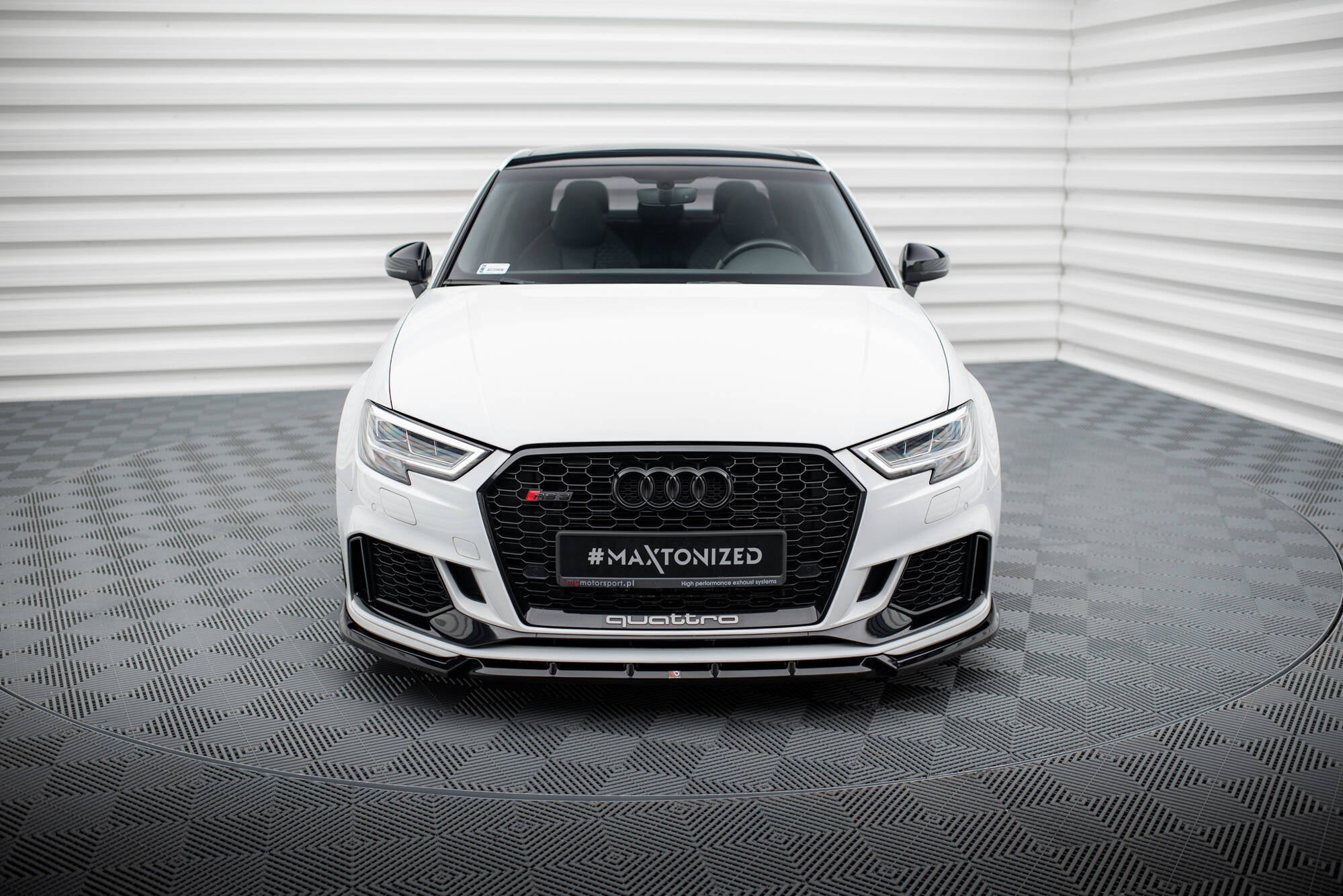 Lip delantero V.3 Audi RS3 Berlina / Sedán 8V Facelift