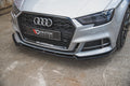 Lip delantero V.3 Audi S3 / A3 S-Line 8V Facelift Berlina / Sedán