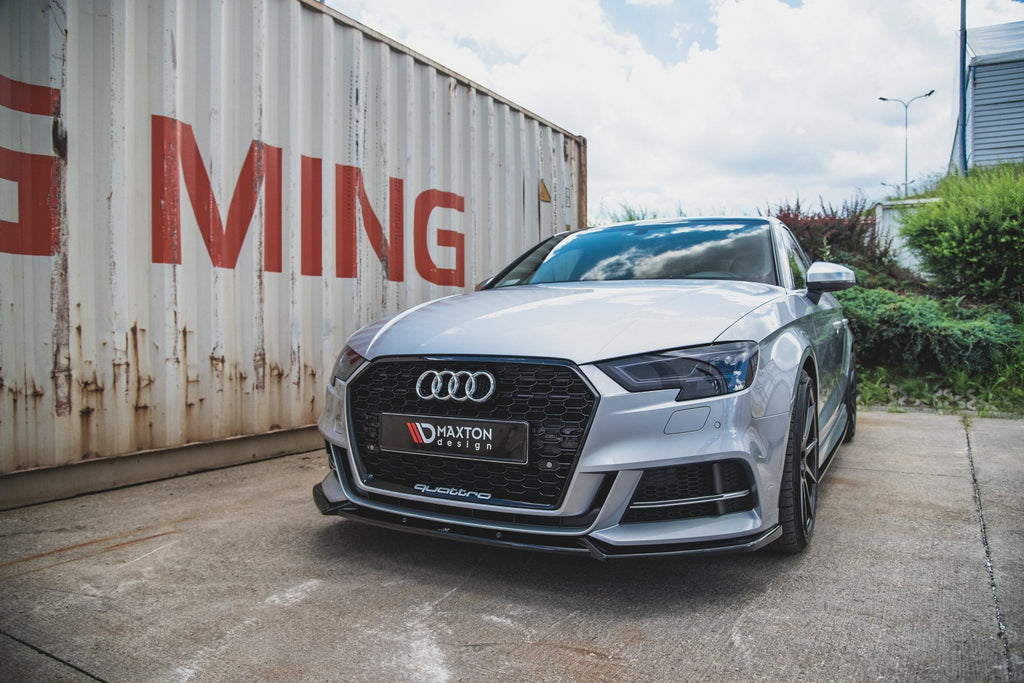Lip delantero V.3 Audi S3 / A3 S-Line 8V Facelift Berlina / Sedán