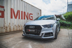 Lip delantero V.3 Audi S3 / A3 S-Line 8V Facelift Berlina / Sedán