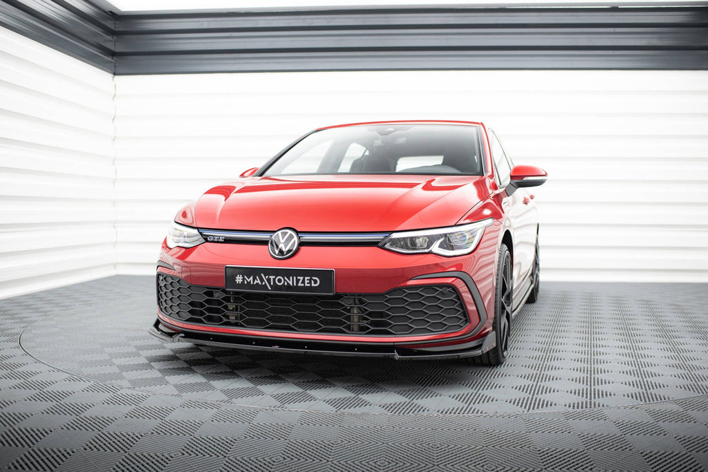 Lip Delantero V.3 + Flaps Volkswagen Golf GTI / GTE / GTD / R-Line Mk8