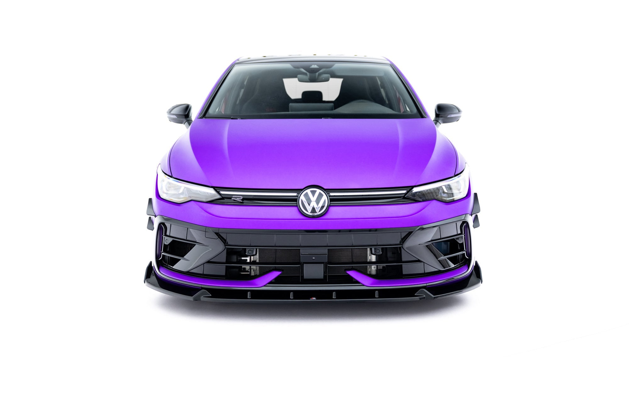 Lip Delantero V.3 + Flaps Volkswagen Golf R Hatchback / Variant Mk8 Facelift