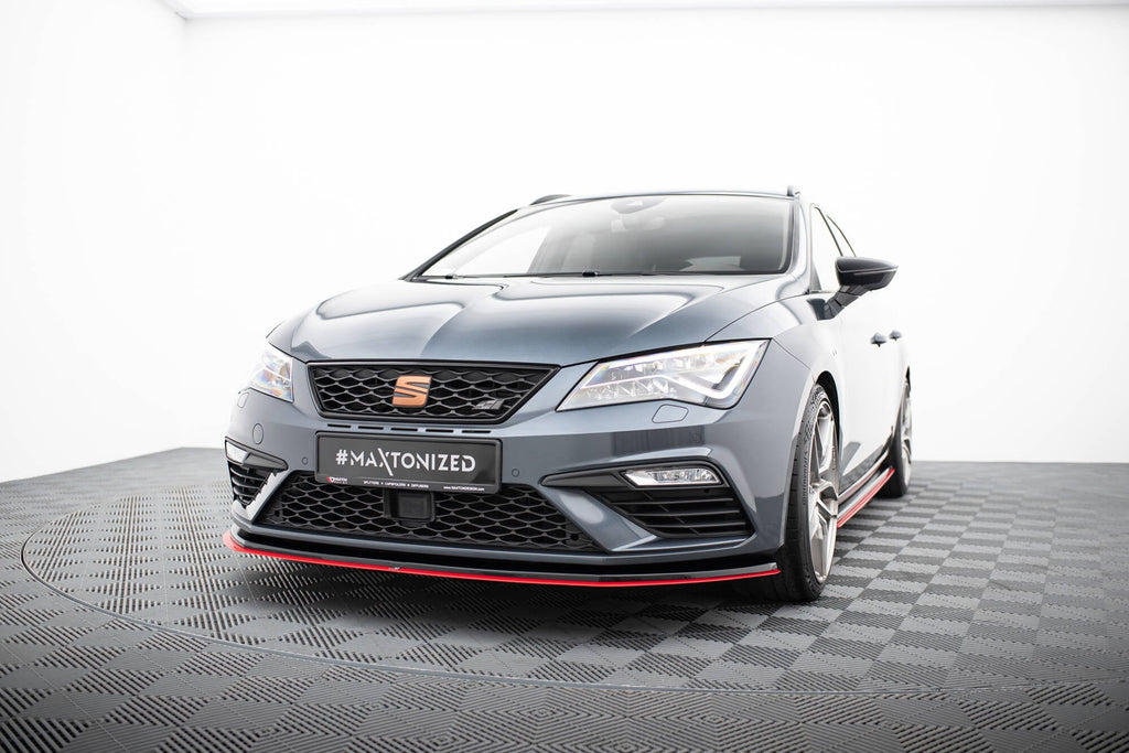 Front lip V.3 Seat León Cupra / FR Mk3 FL