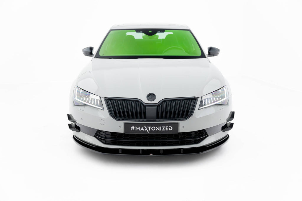 Front lip V.3 Skoda Superb Mk3 Liftback / Estate