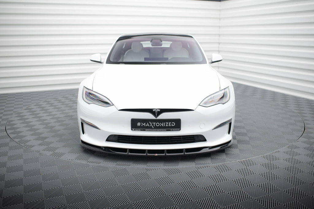 Front lip V.3 Tesla Model S Plaid Mk1 Facelift