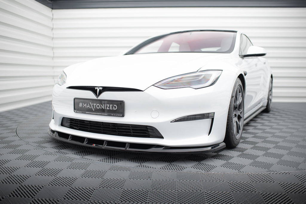 Front lip V.3 Tesla Model S Plaid Mk1 Facelift