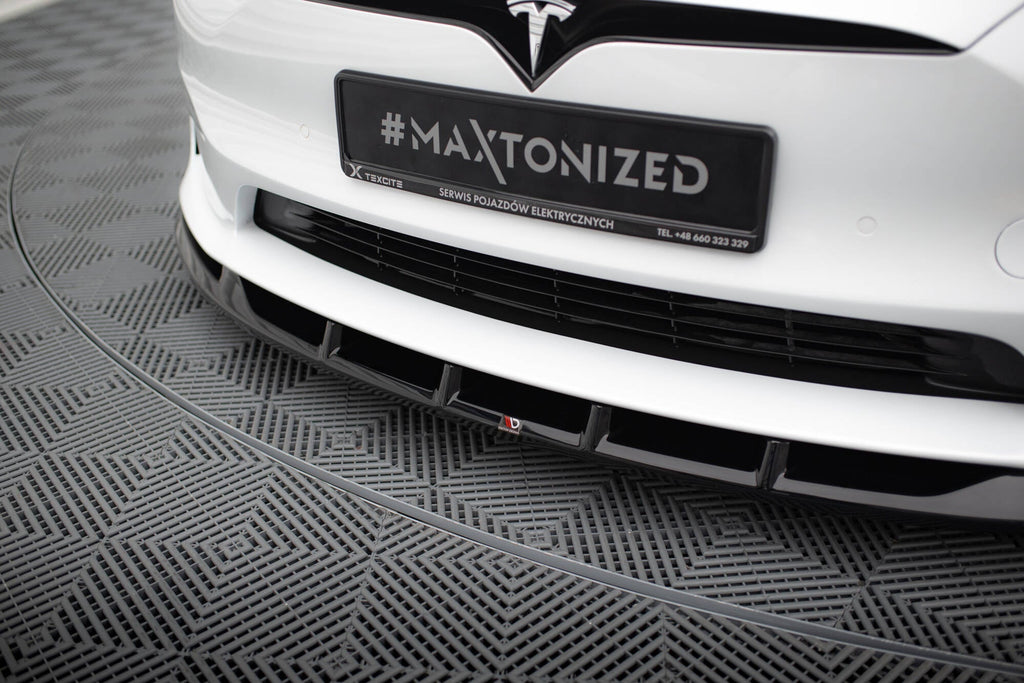 Front lip V.3 Tesla Model S Plaid Mk1 Facelift